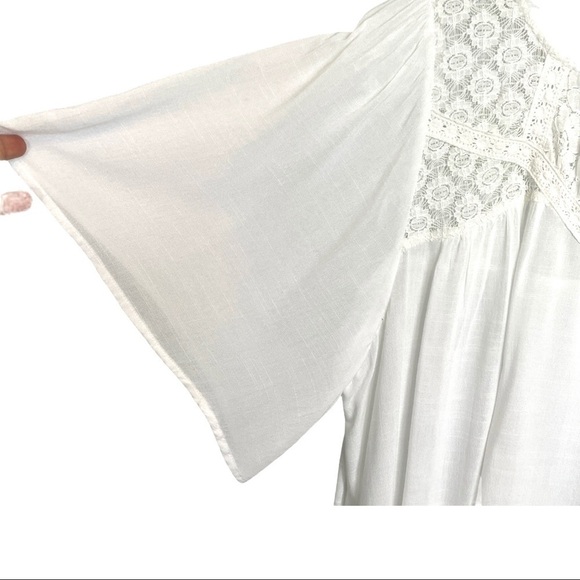 Vintage X America NWT White Lace Bodice Top Sz M - Picture 3 of 11